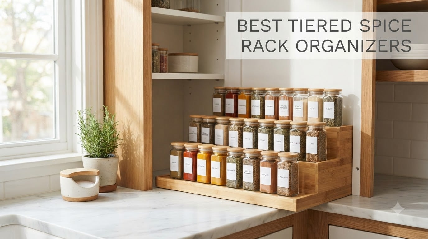 best tiered spice rack organizers