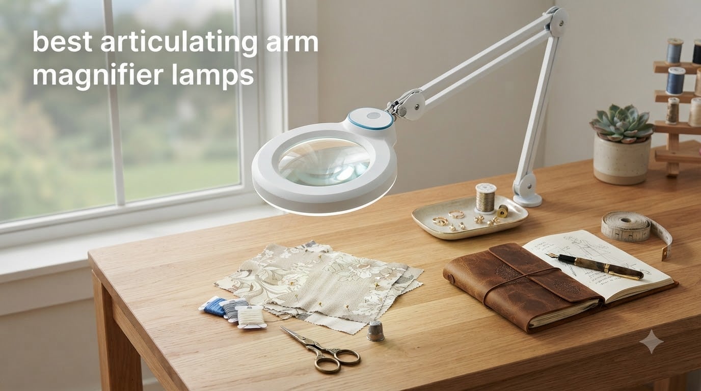 best articulating arm magnifier lamps