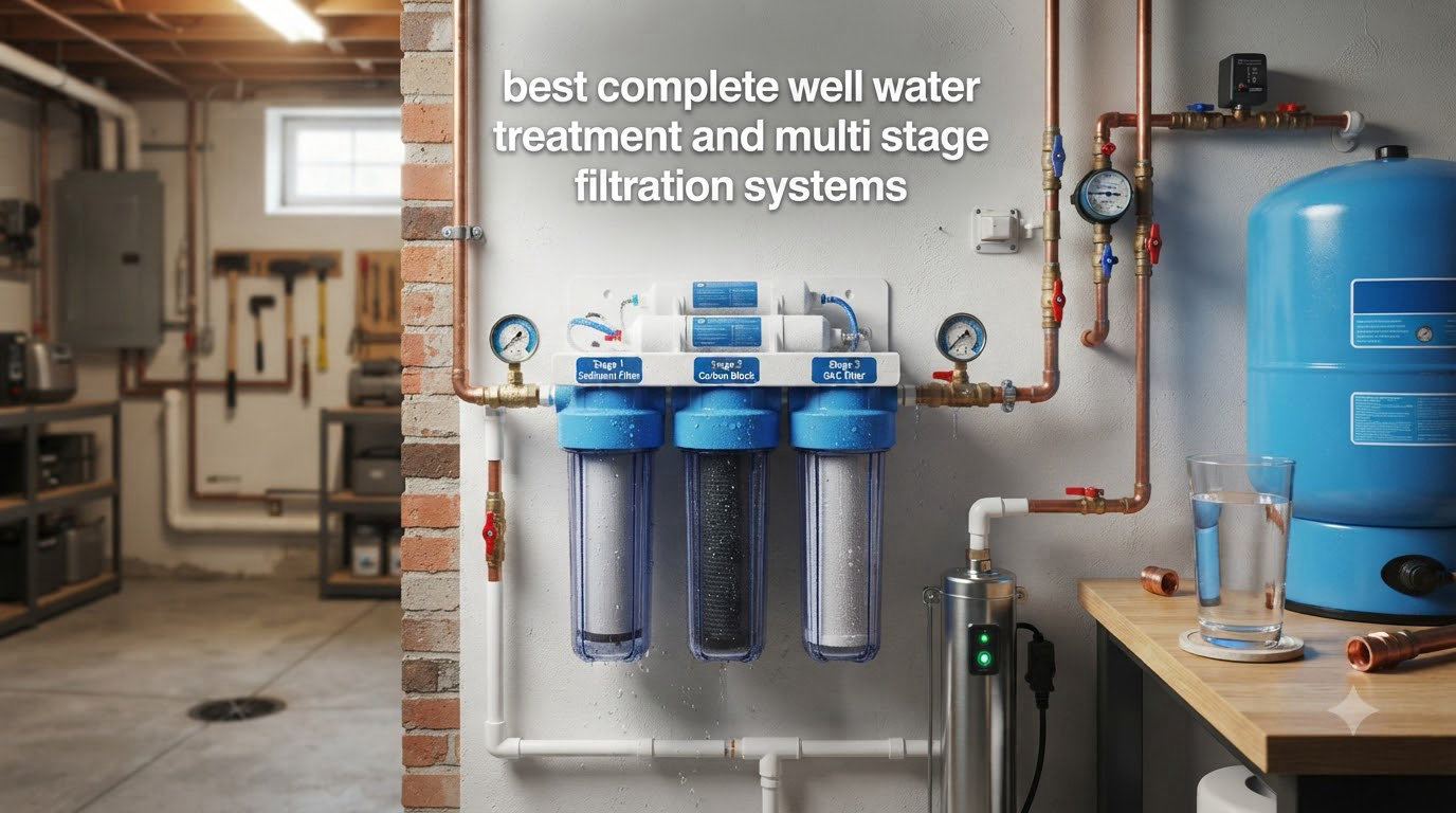 best complete well water treatment and multi stage filtration systems