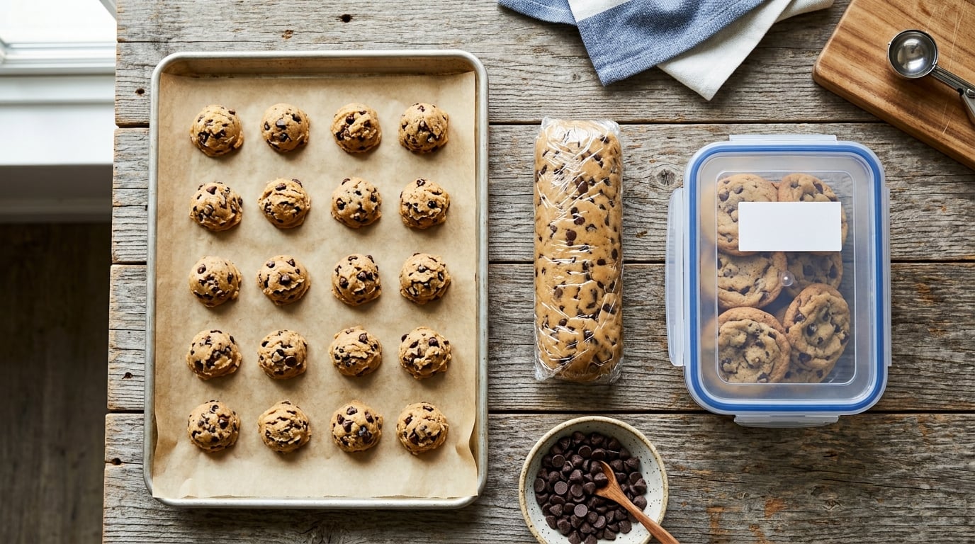 how to freeze cookie dough for later
