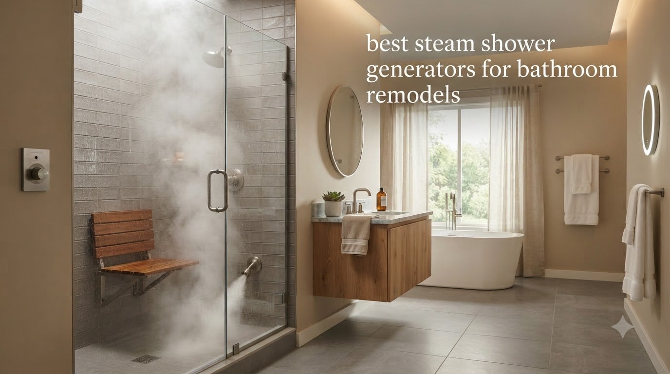 best steam shower generators for bathroom remodels