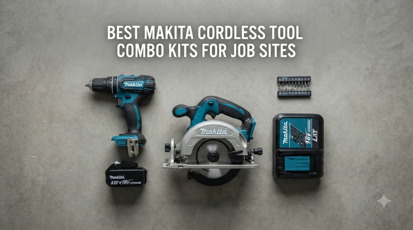 best makita cordless tool combo kits for job sites