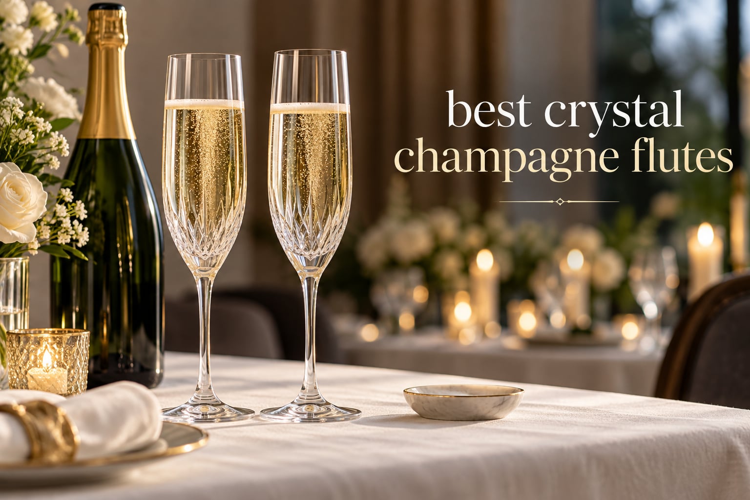 best crystal champagne flutes
