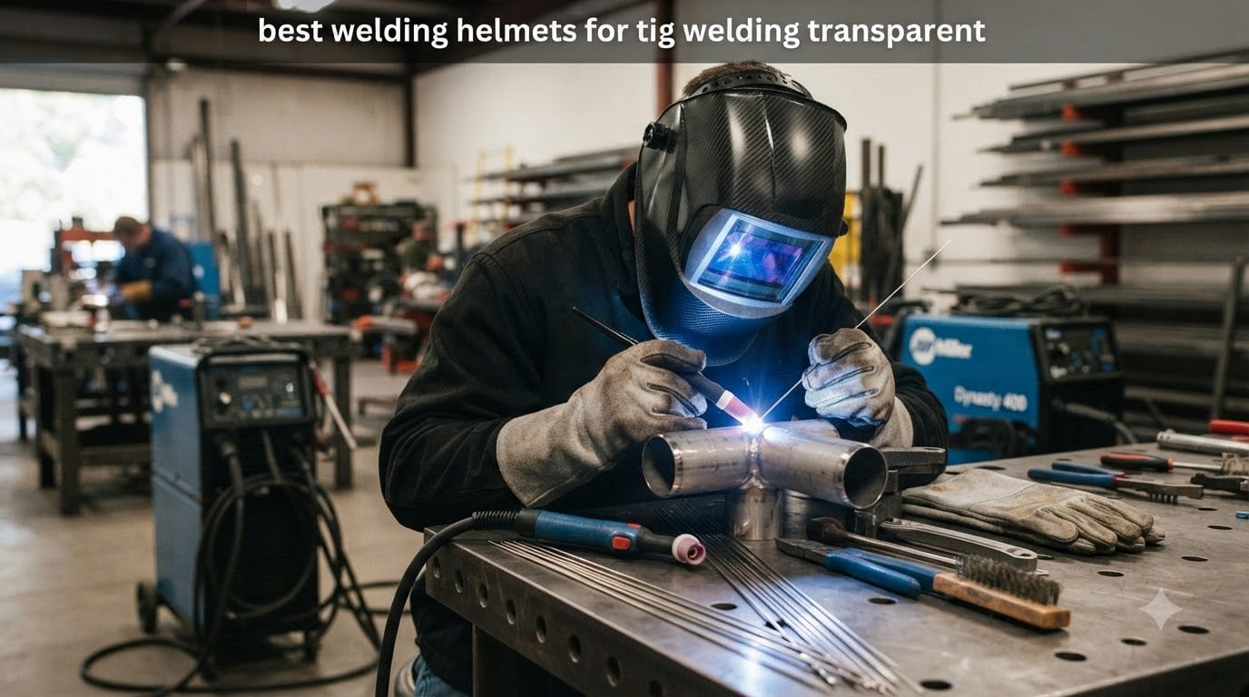 best welding helmets for tig welding transparent