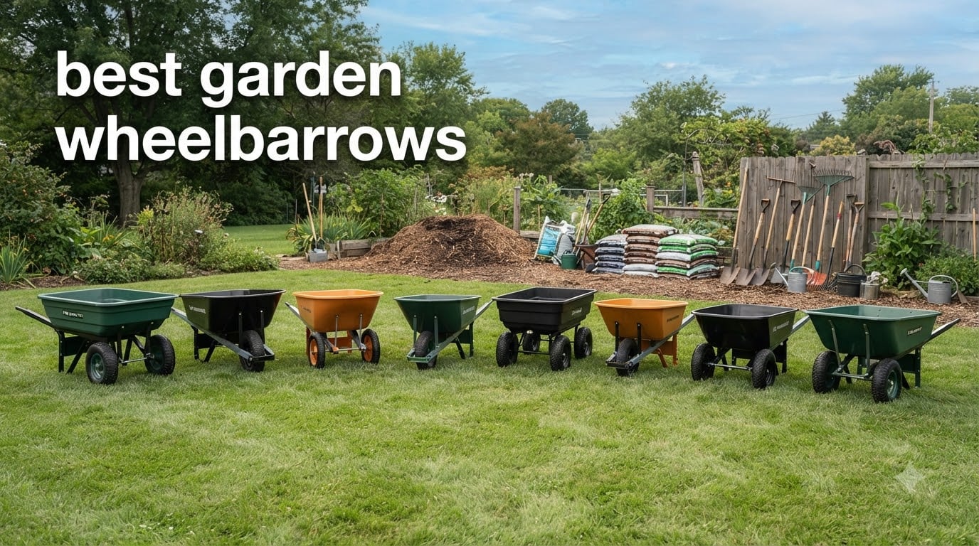 best garden wheelbarrows