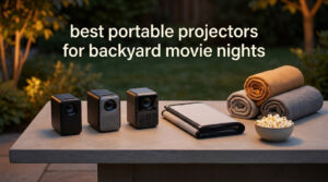 best portable projectors for backyard movie nights