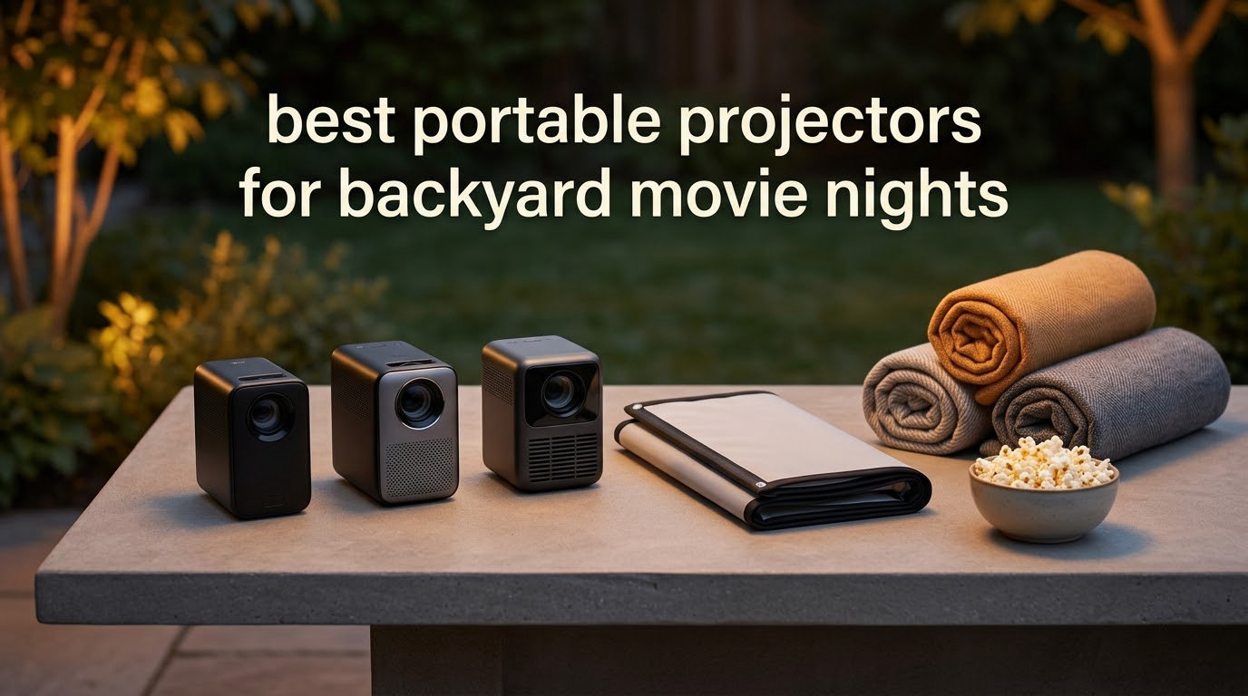 best portable projectors for backyard movie nights
