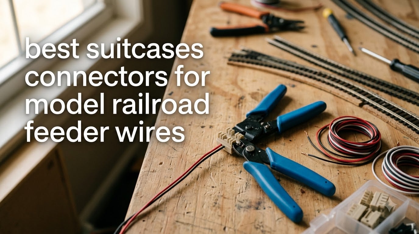 best suitcases connectors for model railroad feeder wires