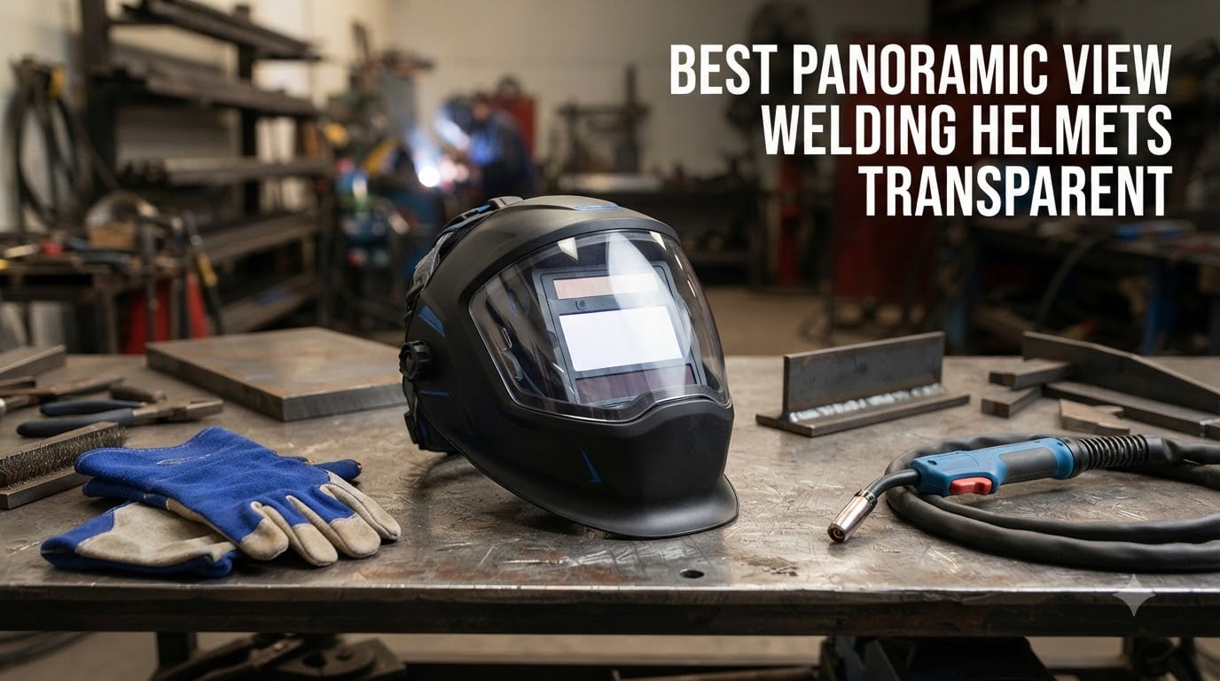 best panoramic view welding helmets transparent