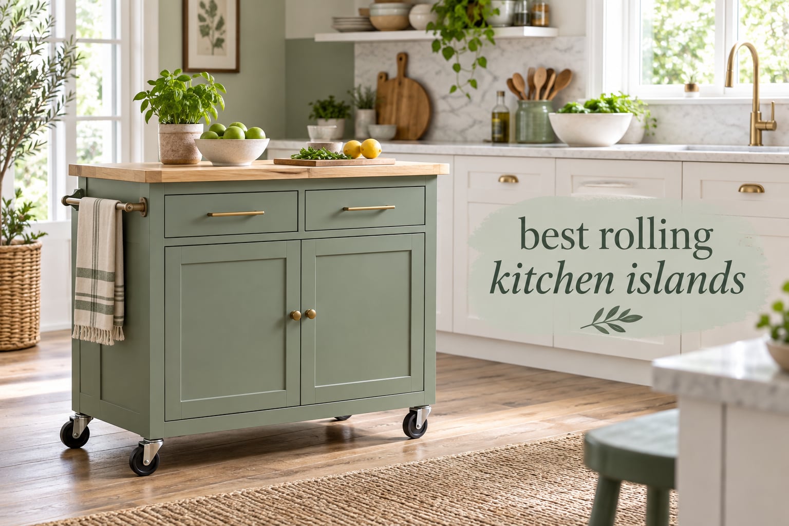 best rolling kitchen islands