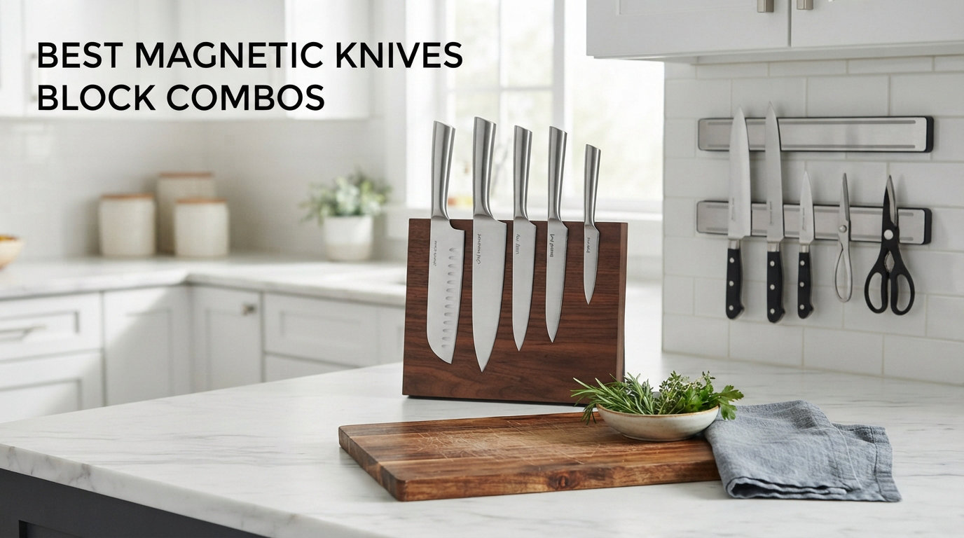 best magnetic knives block combos
