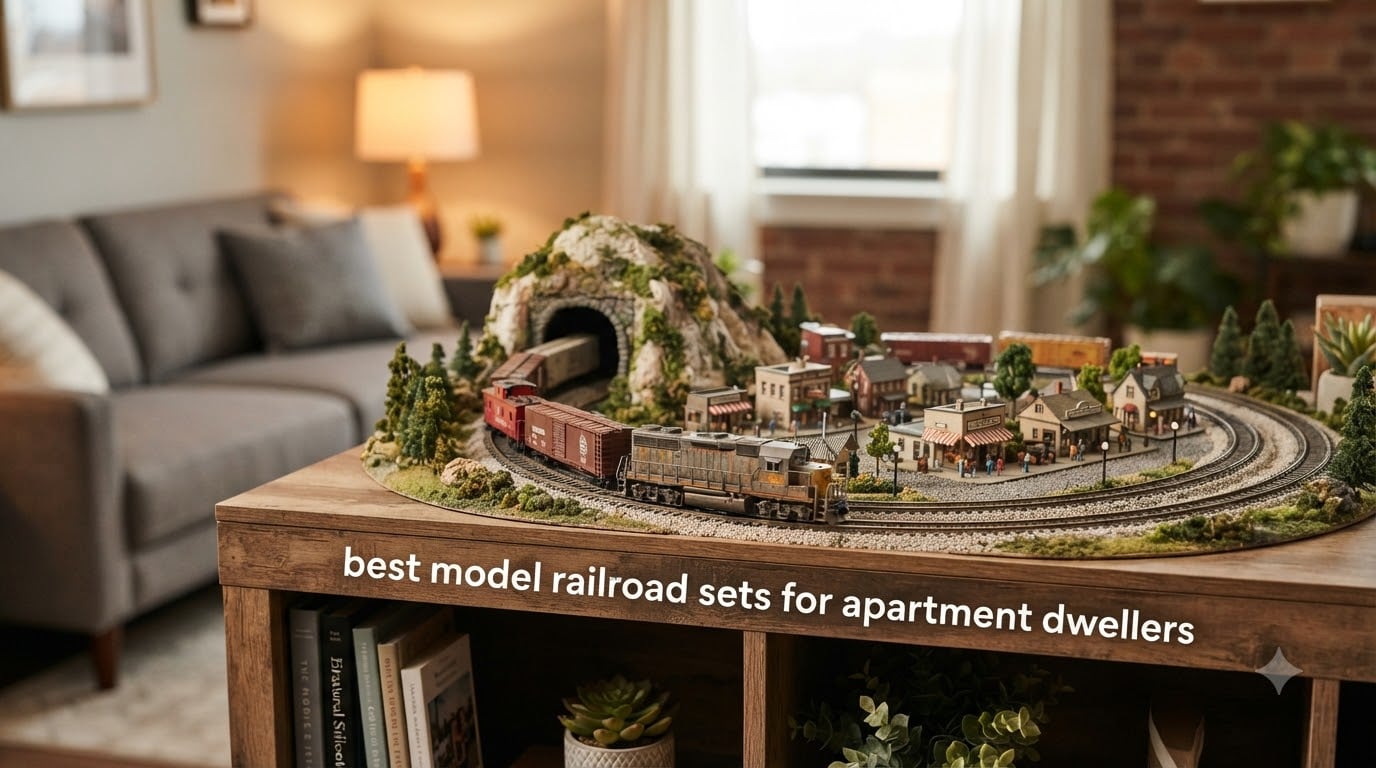 best model railroad sets for apartment dwellers