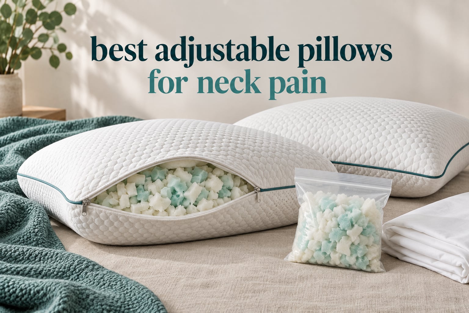 best adjustable pillows for neck pain