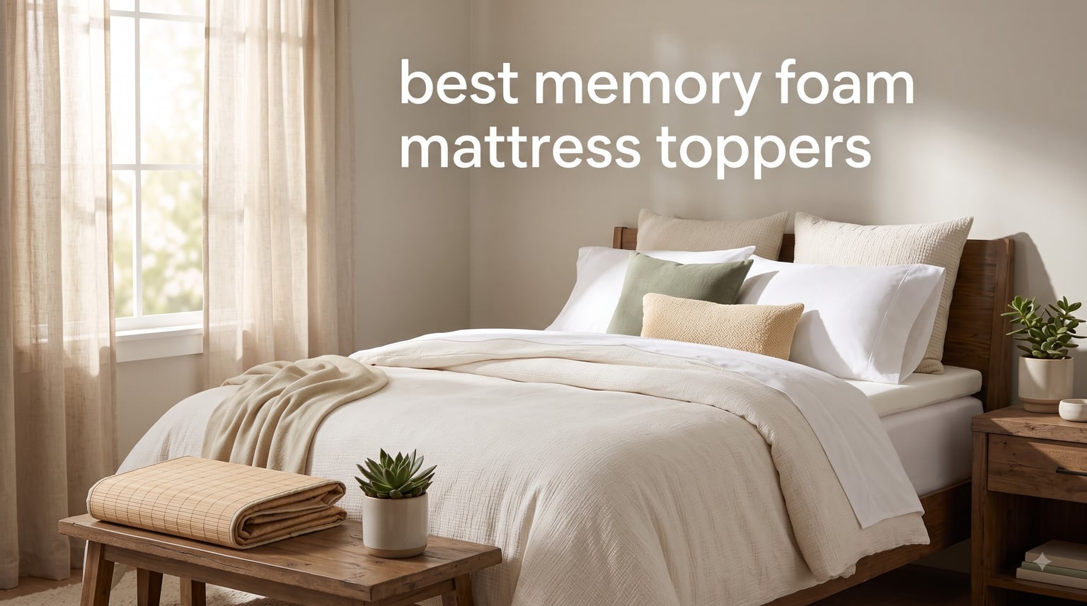 best memory foam mattress toppers