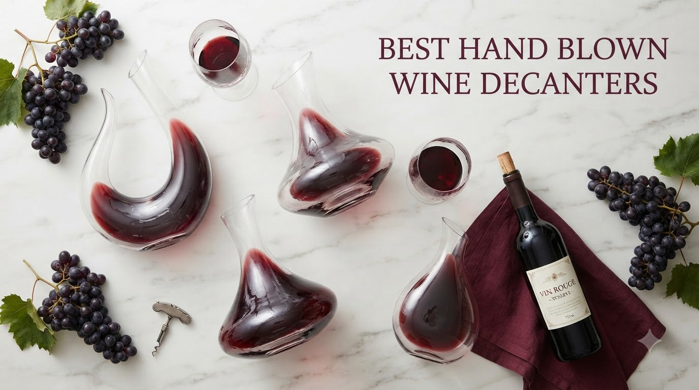 best hand blown wine decanters