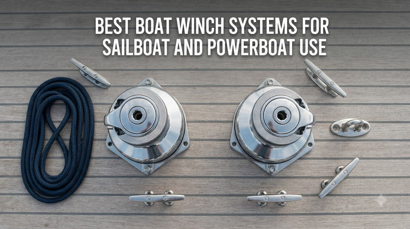 best boat winch systems for sailboat and powerboat use