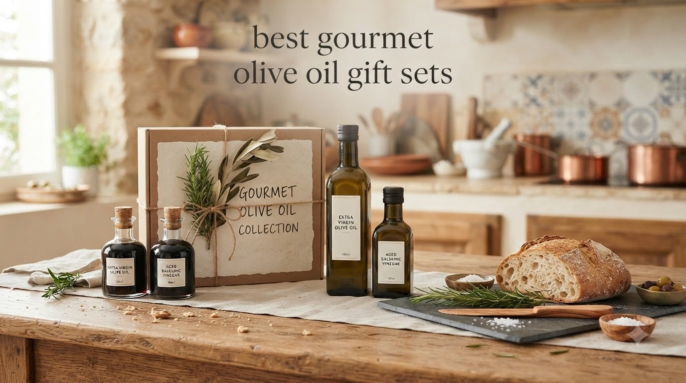 best gourmet olive oil gift sets