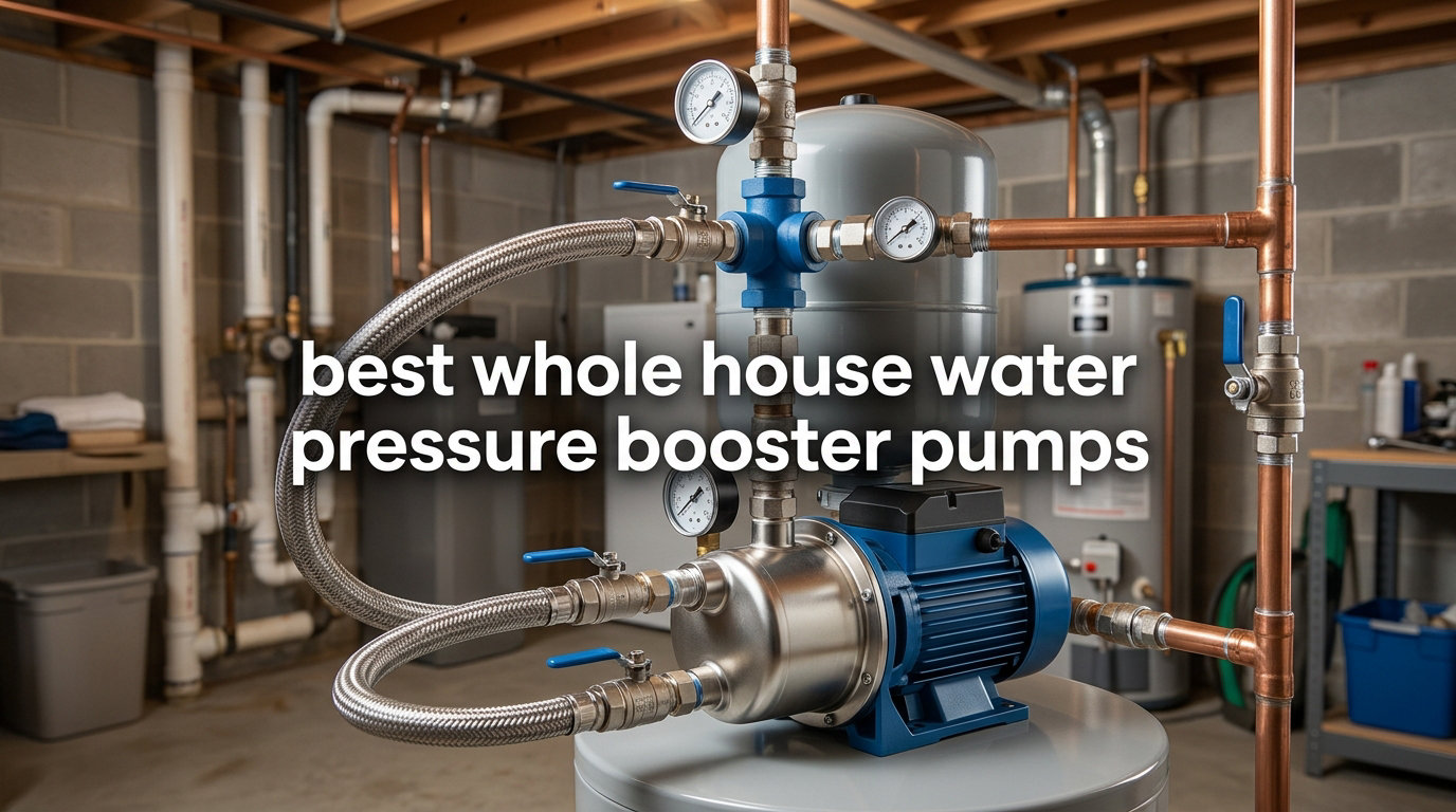 best whole house water pressure booster pumps