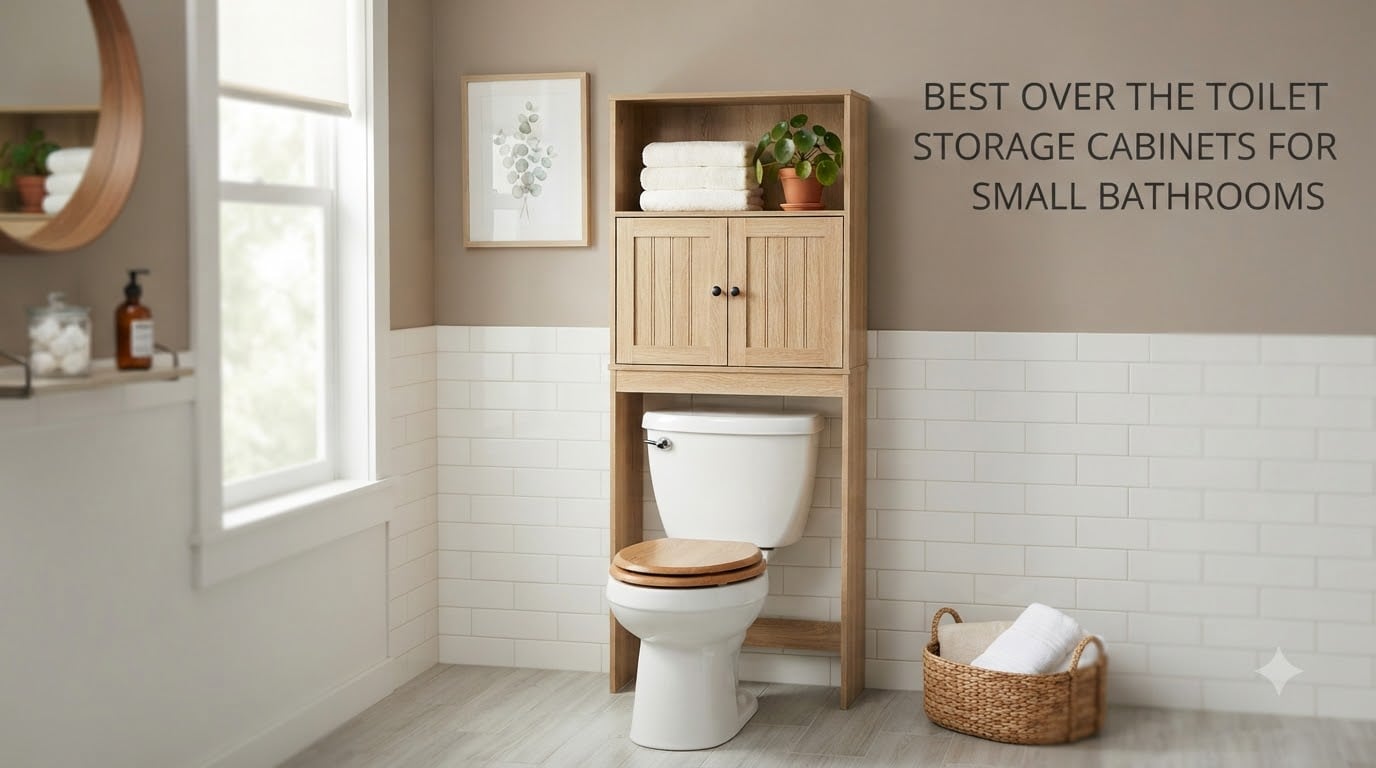 best over the toilet storage cabinets for small bathrooms
