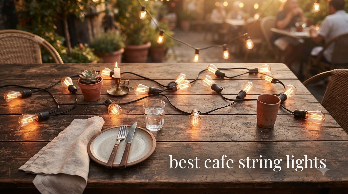 best cafe string lights