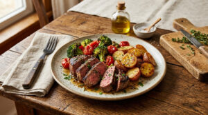 one pan steak dinner ideas with vegetables