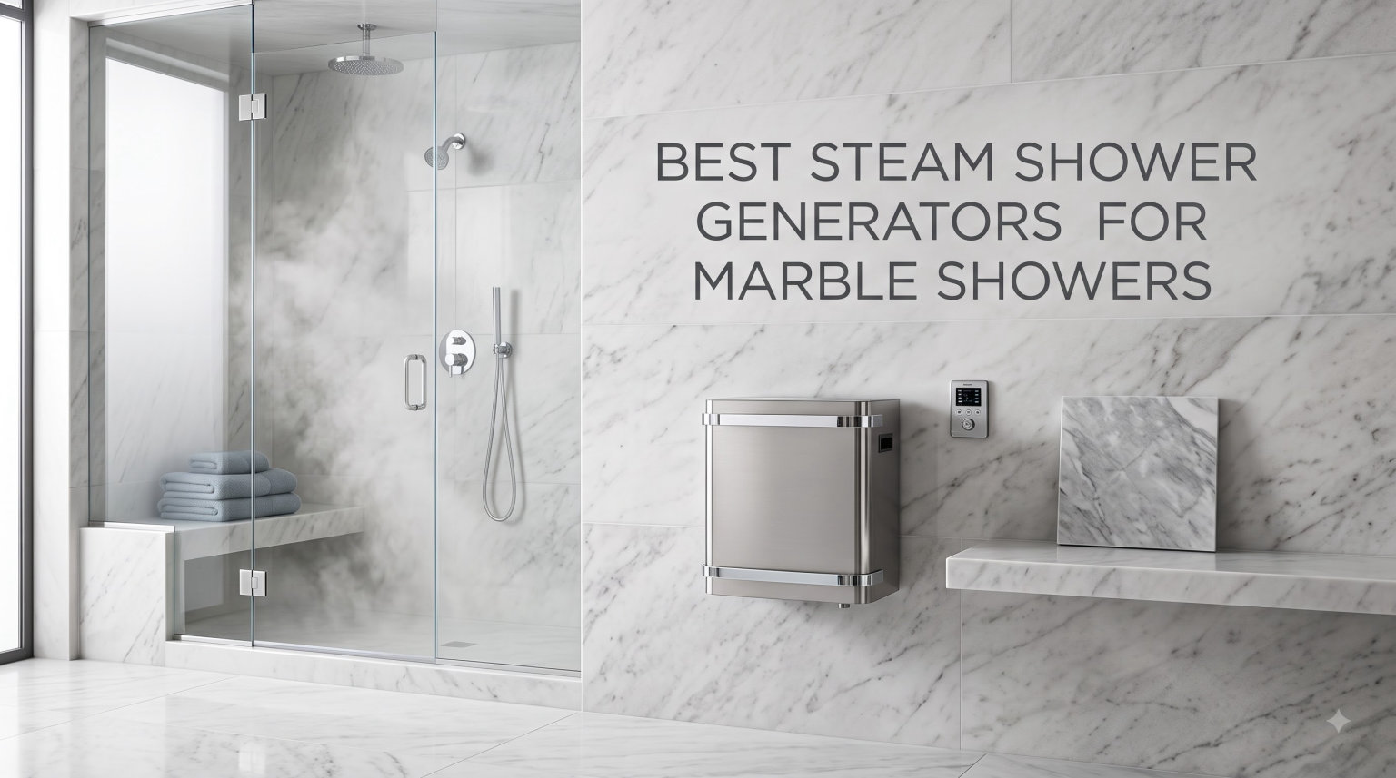 best steam shower generators for marble showers