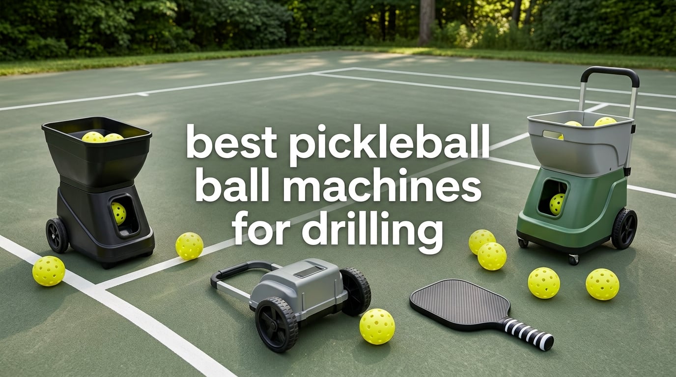 best pickleball ball machines for drilling