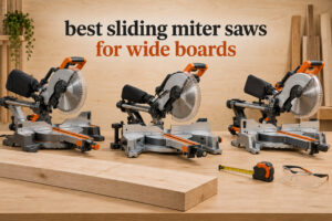 best sliding miter saws for wide boards