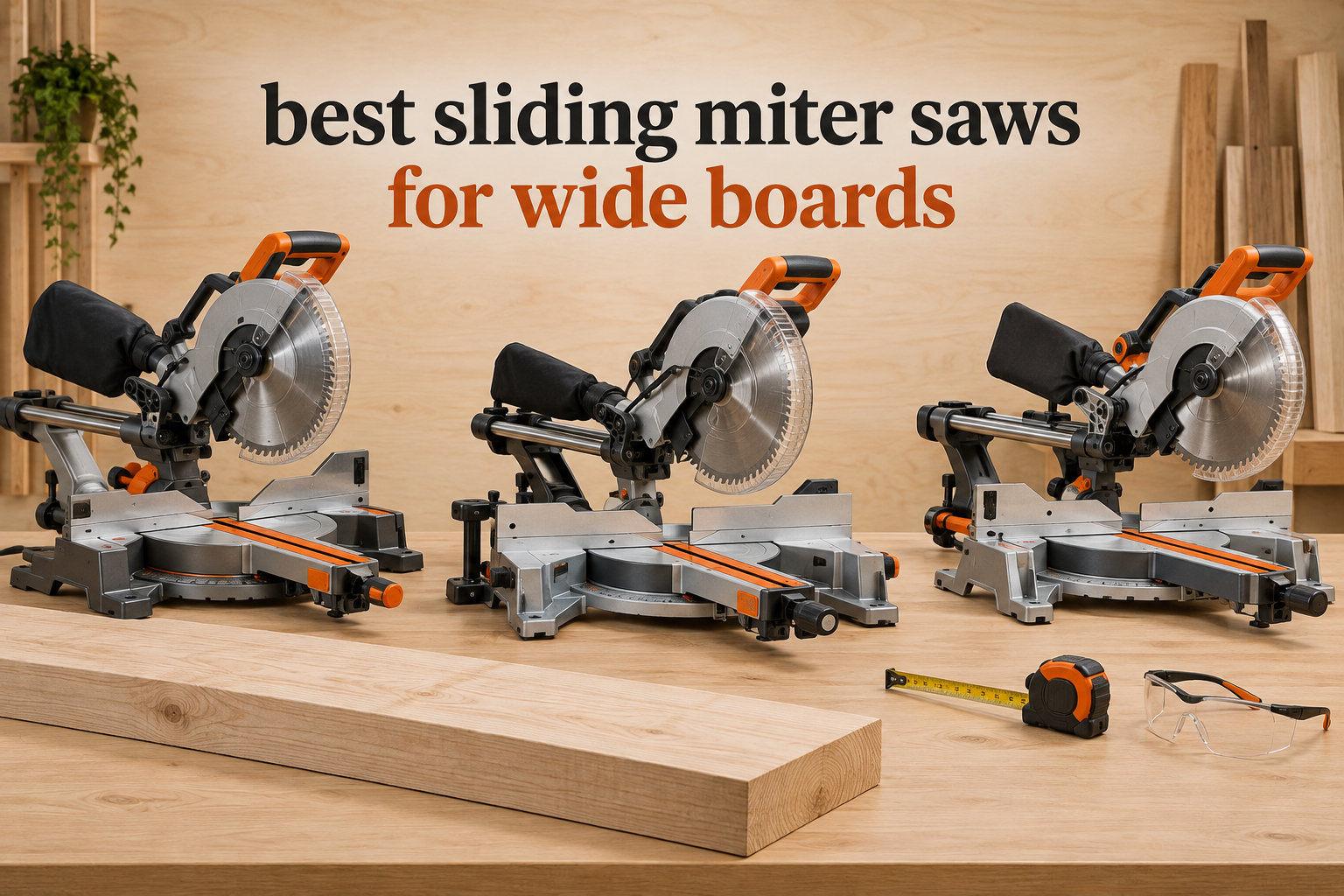best sliding miter saws for wide boards