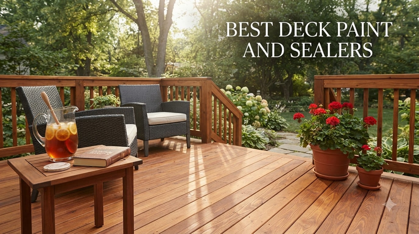 best deck paint and sealers