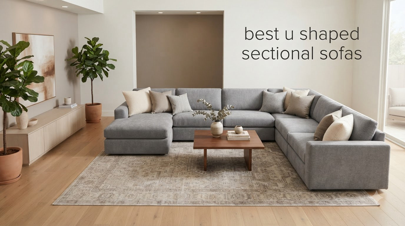 best u shaped sectional sofas