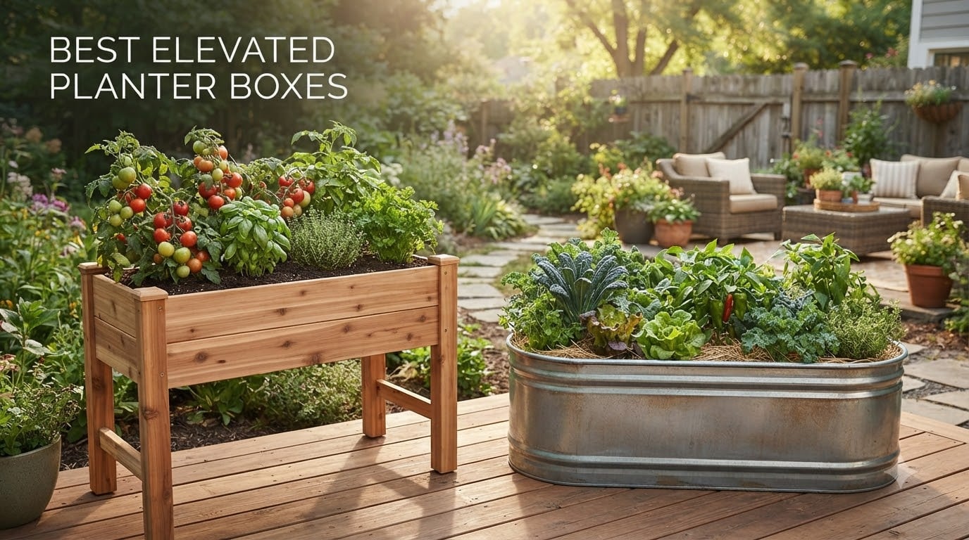 best elevated planter boxes