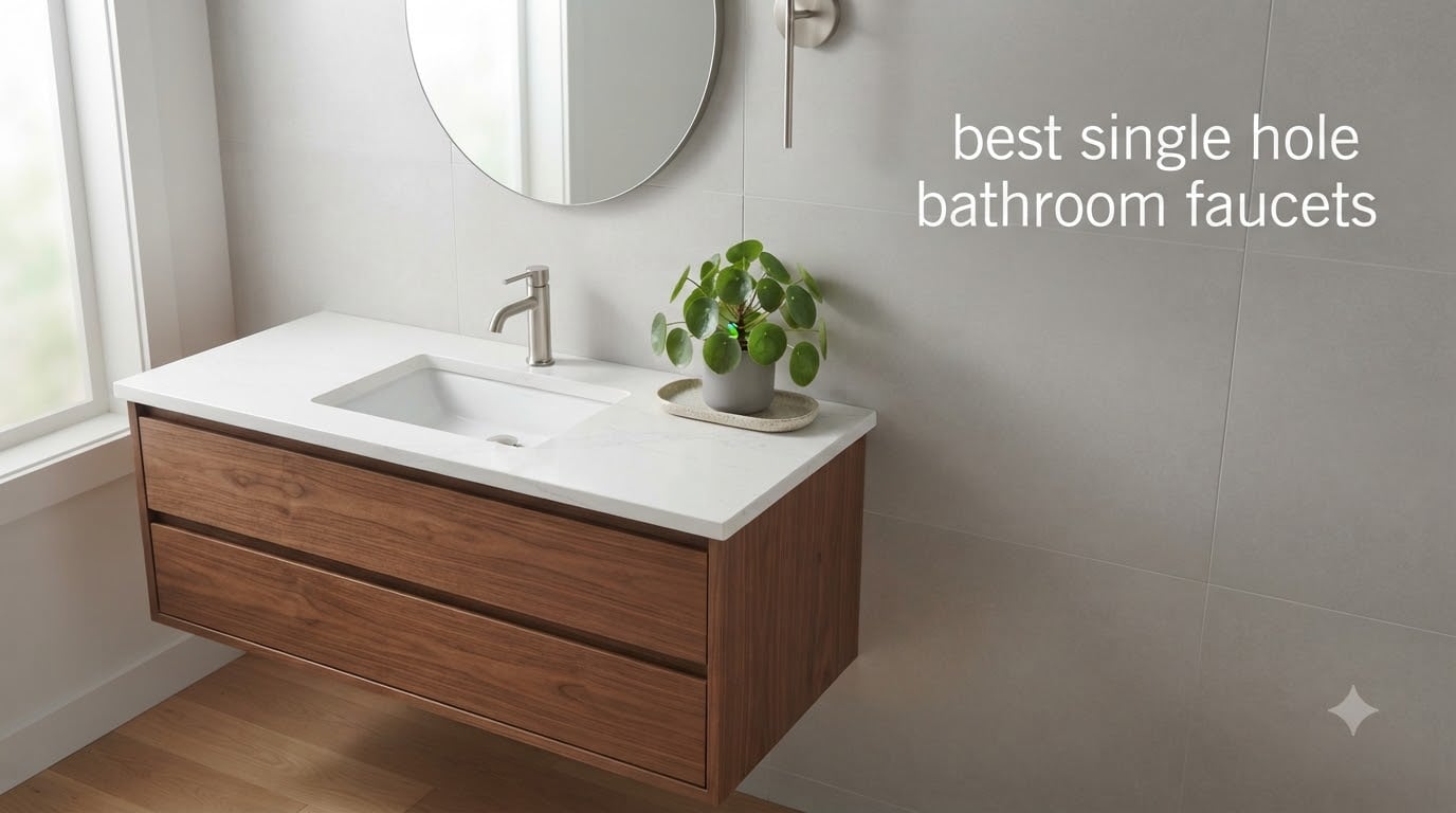 best single hole bathroom faucets
