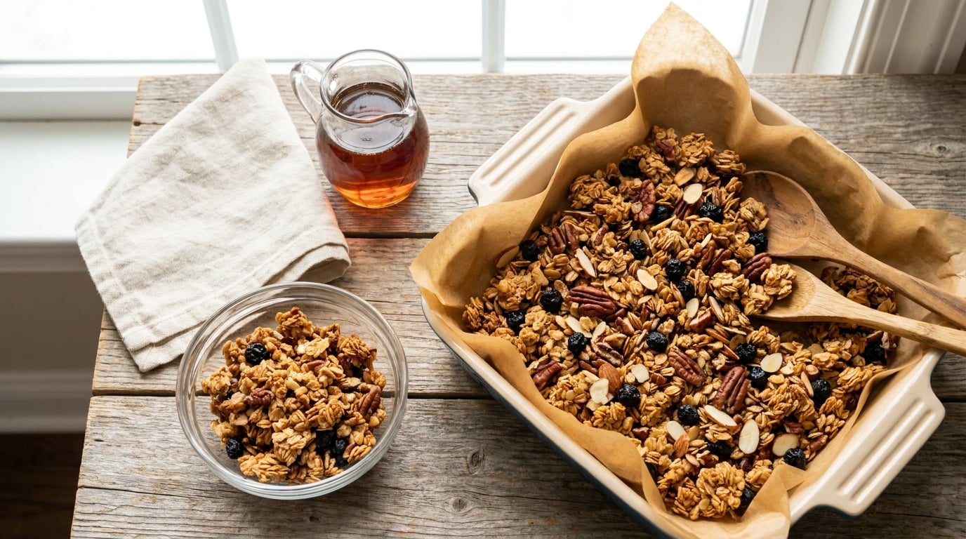 easy granola recipes for homemade breakfast