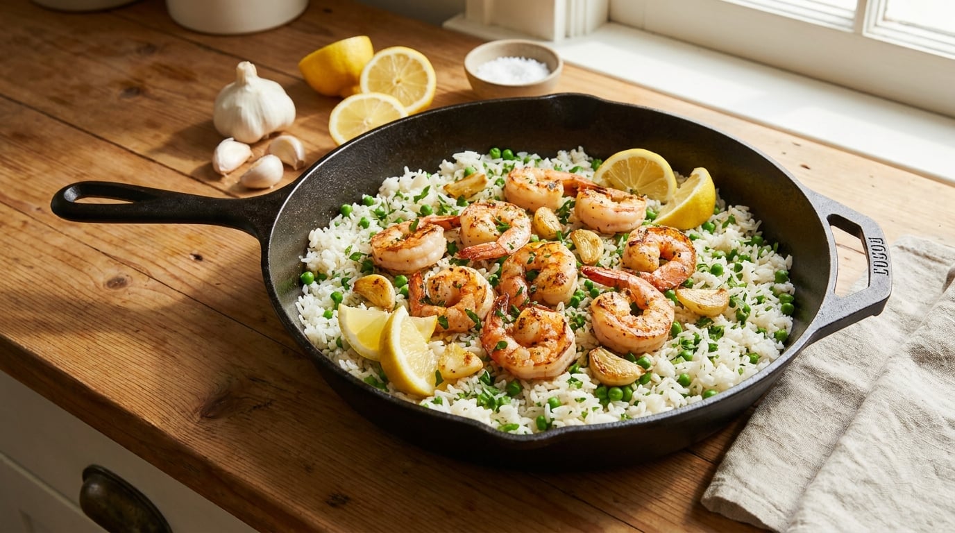 one pan shrimp dinner recipes with rice