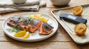 what temperature to bake salmon in the oven