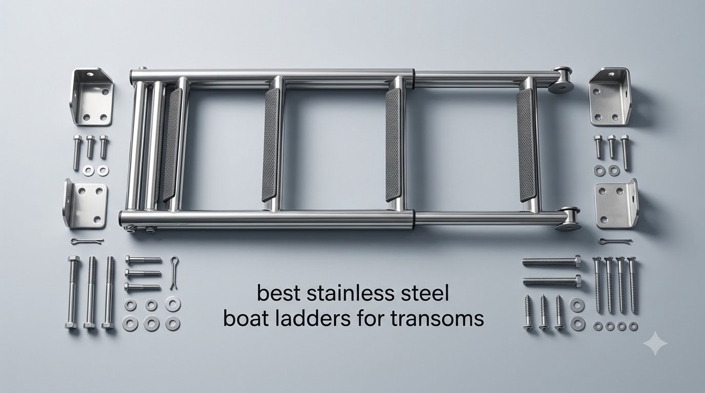 best stainless steel boat ladders for transoms