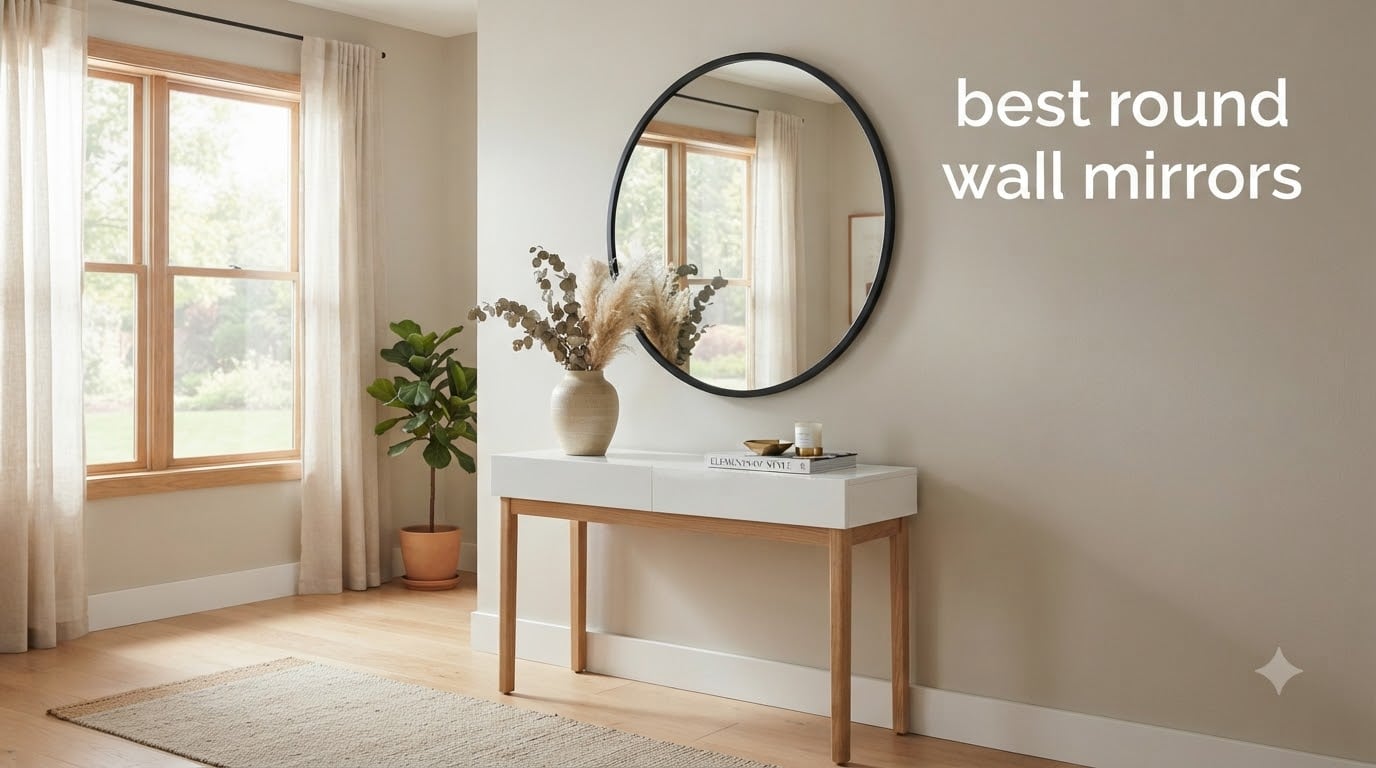 best round wall mirrors