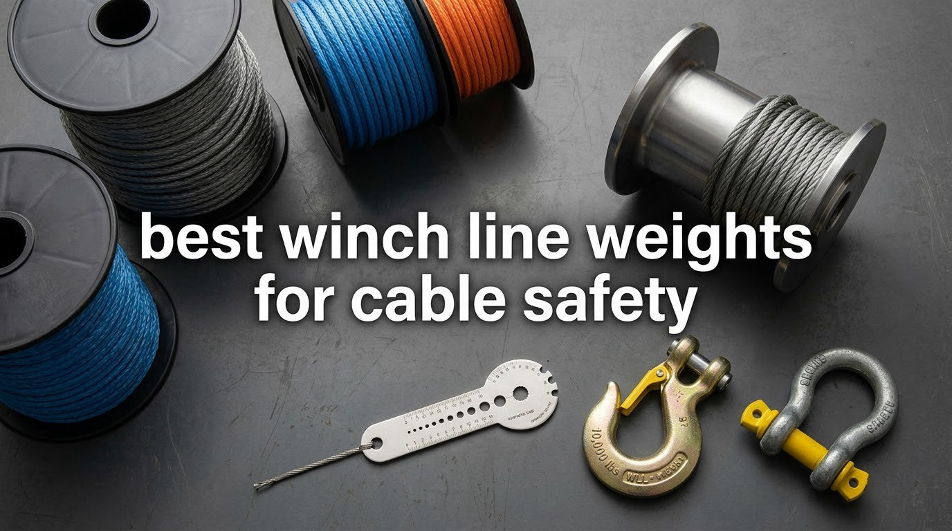 best winch line weights for cable safety