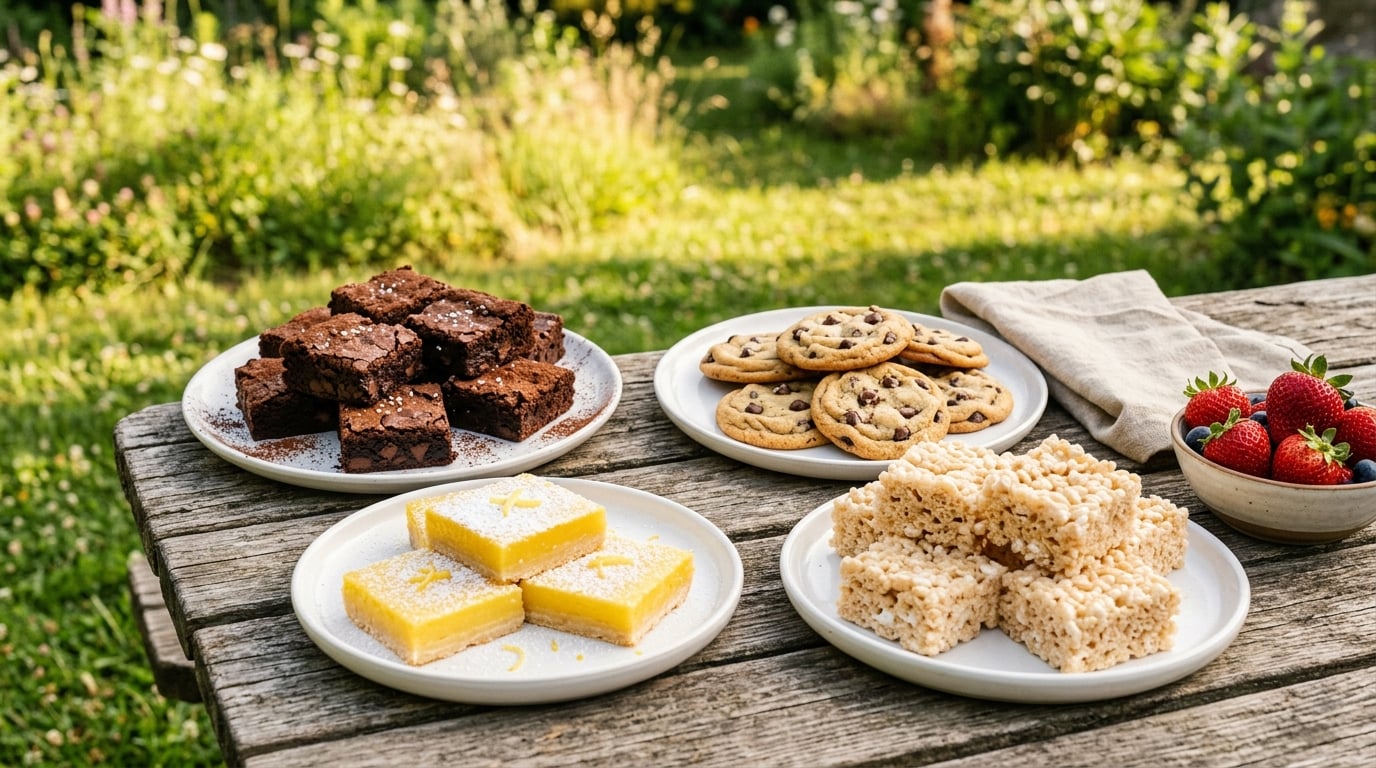 15 easy picnic dessert ideas that travel well