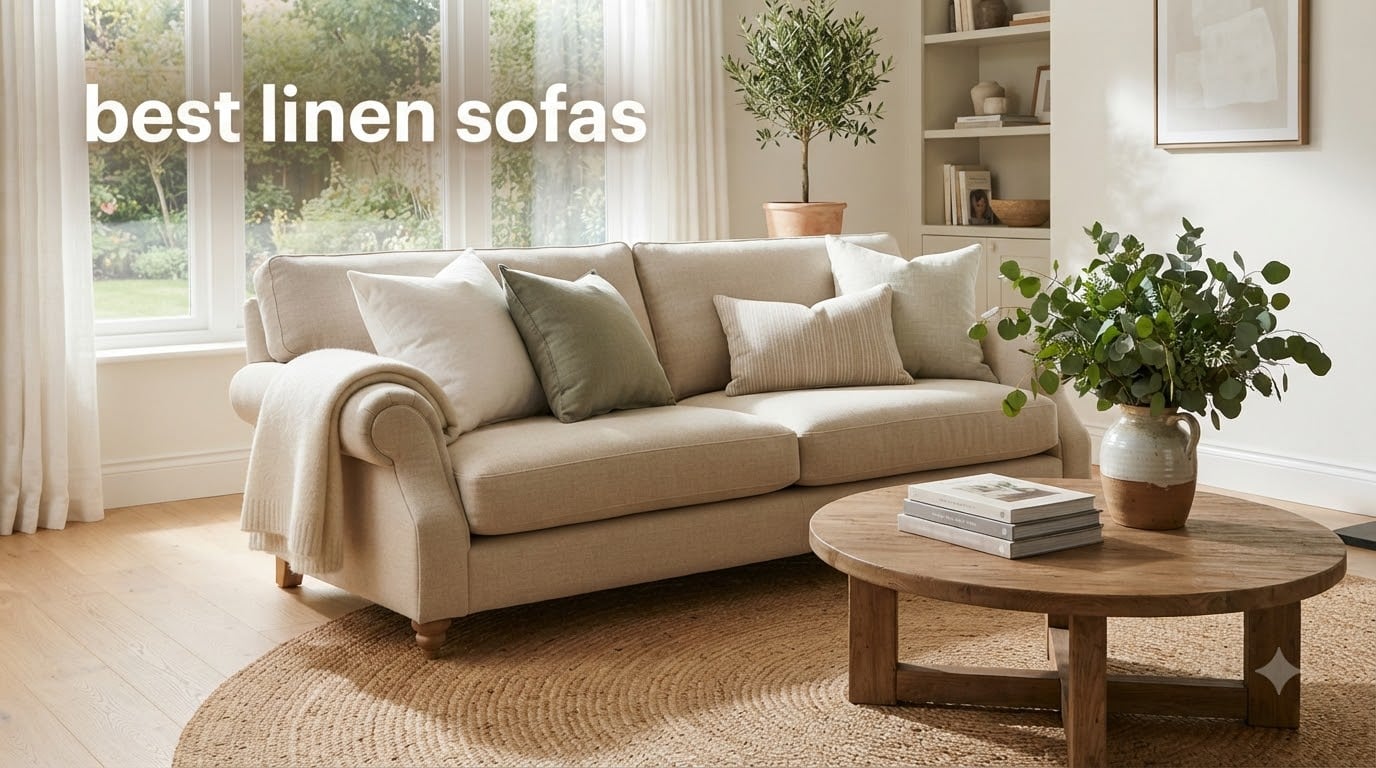 best linen sofas