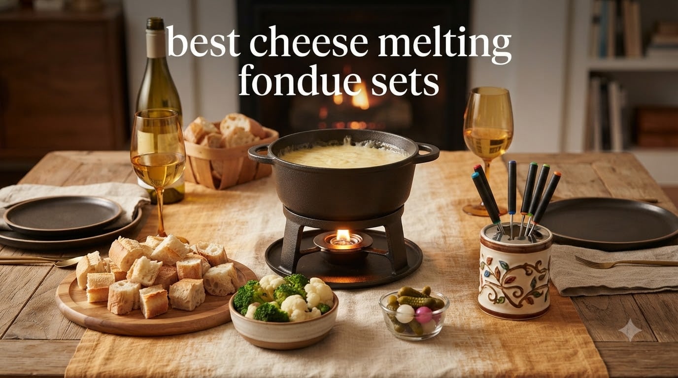 best cheese melting fondue sets