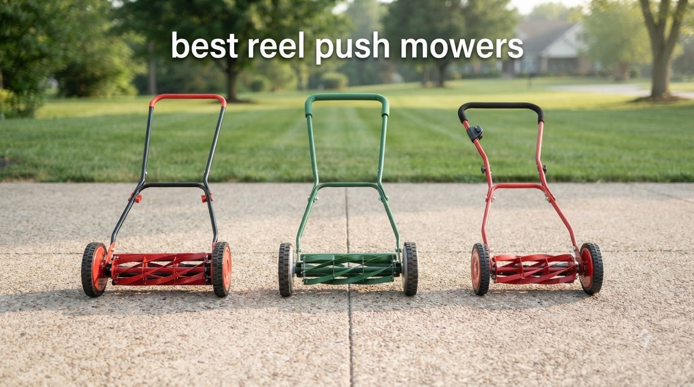 best reel push mowers