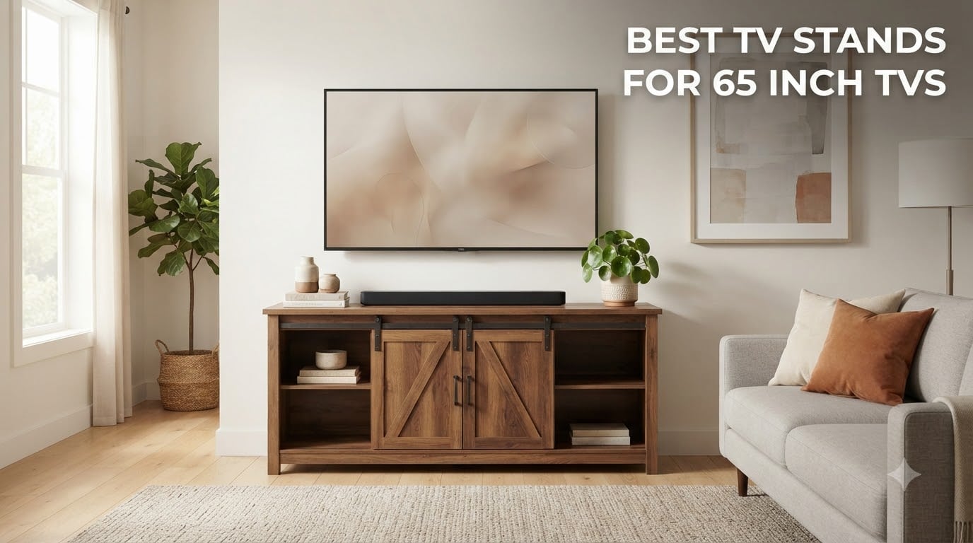 best tv stands for 65 inch tvs