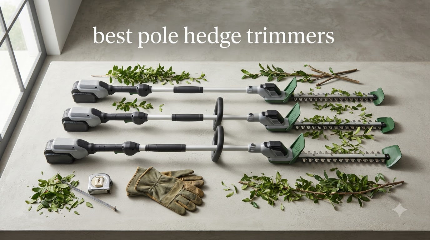 best pole hedge trimmers