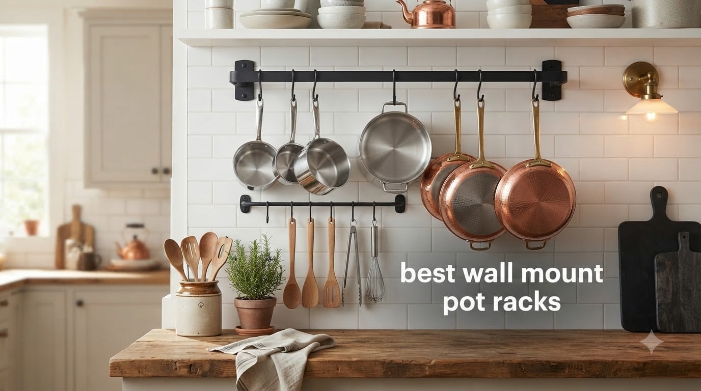 best wall mount pot racks