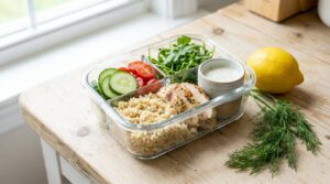 high protein lunch box ideas for adults