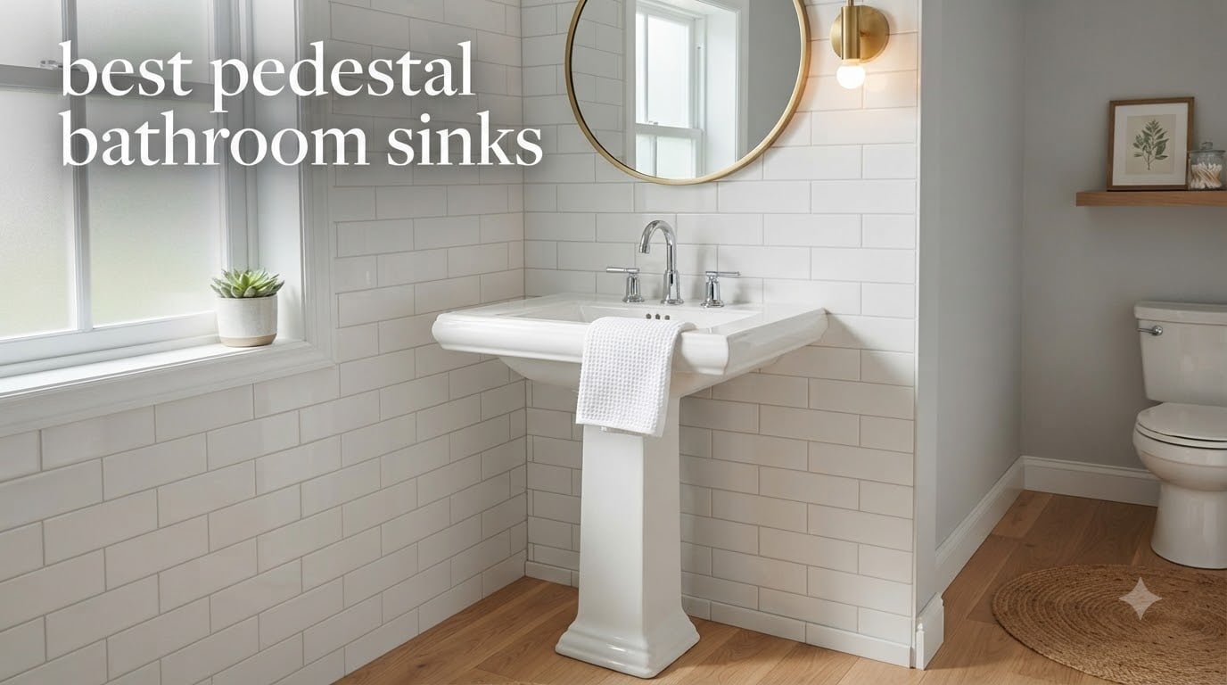 best pedestal bathroom sinks