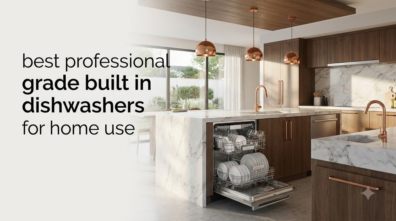 best professional grade built in dishwashers for home use