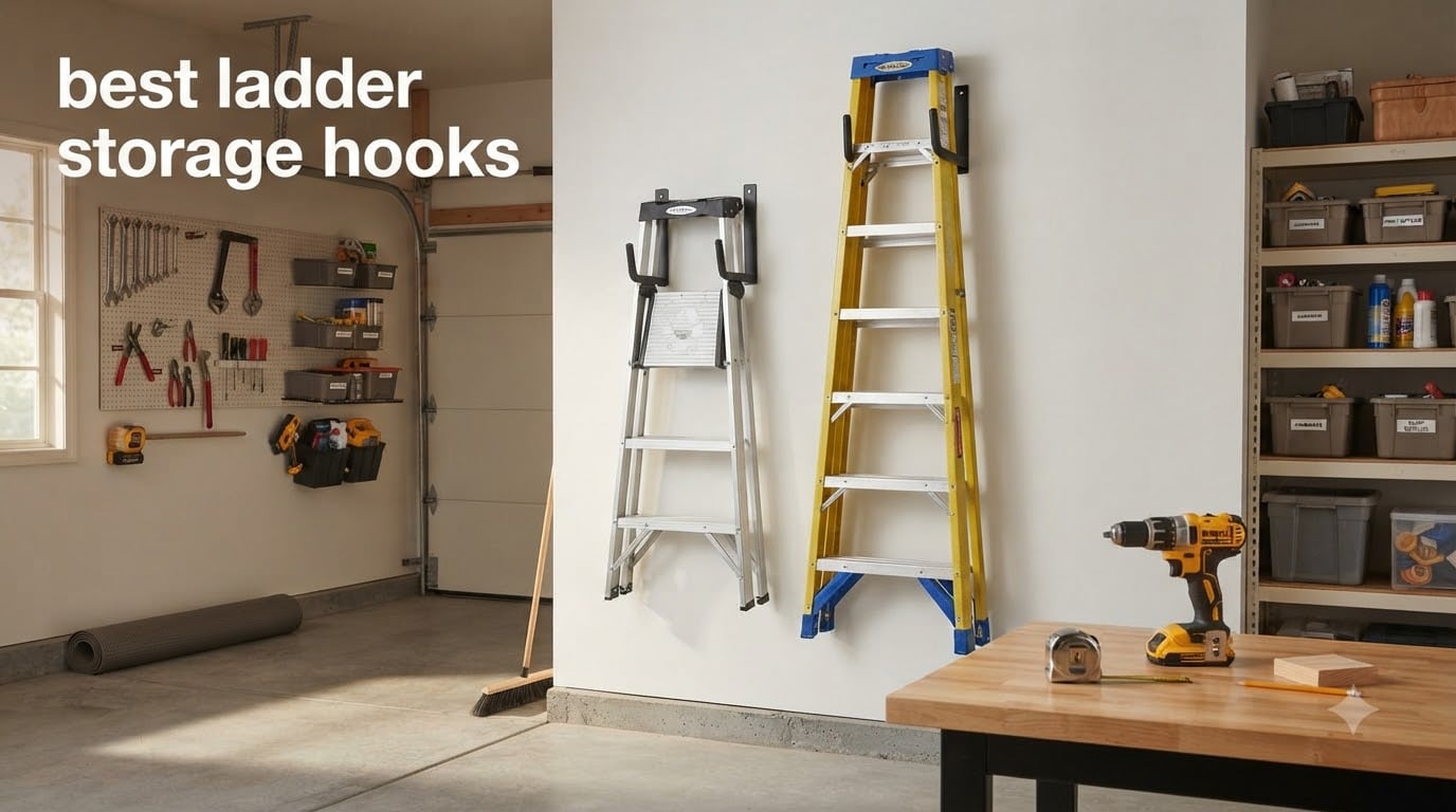 best ladder storage hooks